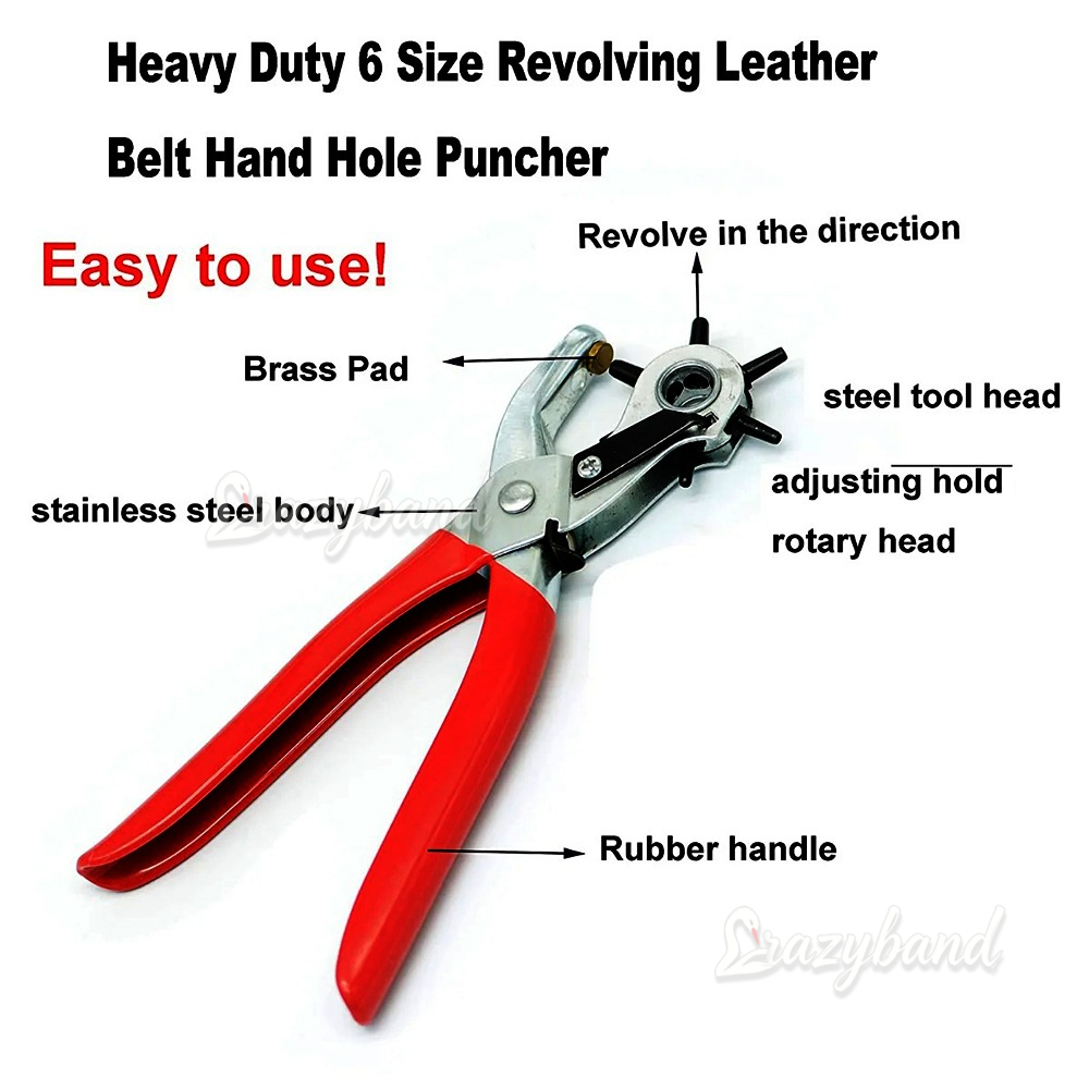 Multi-functional Leather Hole  - đánh giá và giá Leatherwork Hole Punch
