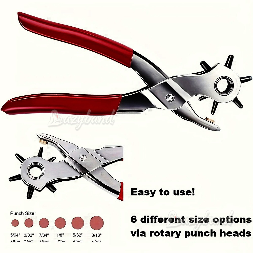 Multi-functional Leather Hole  - đánh giá và giá Leatherwork Hole Punch
