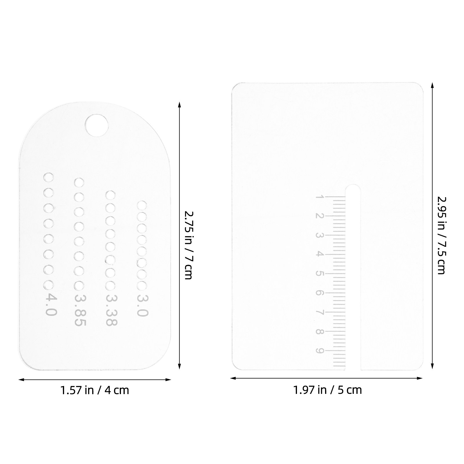 2Pcs Punch Guide Multifunction - đánh giá và giá Leatherwork Hole Punch