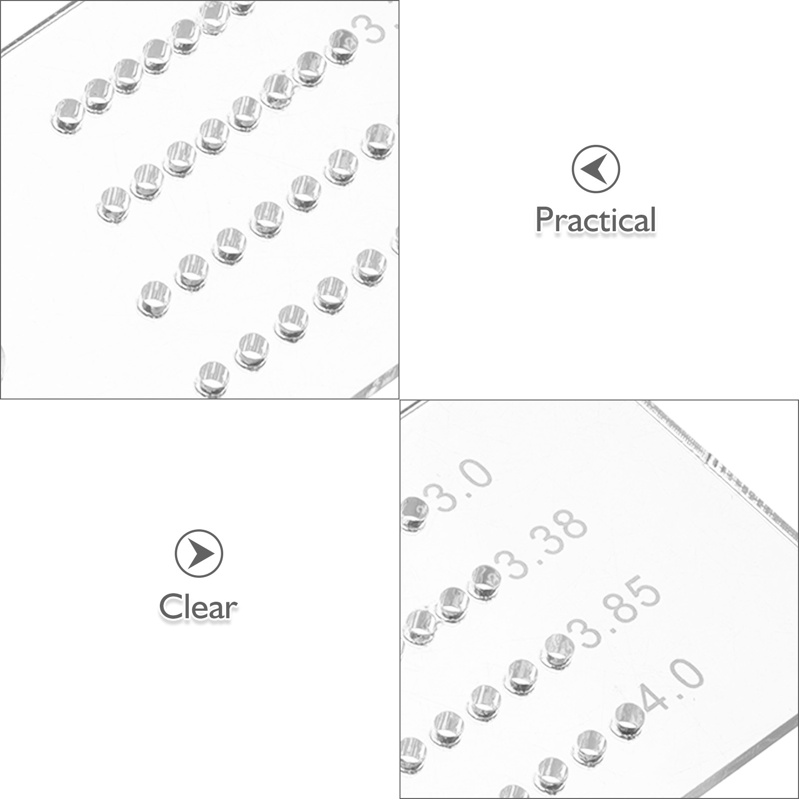 2Pcs Punch Guide Multifunction - đánh giá và giá Leatherwork Hole Punch
