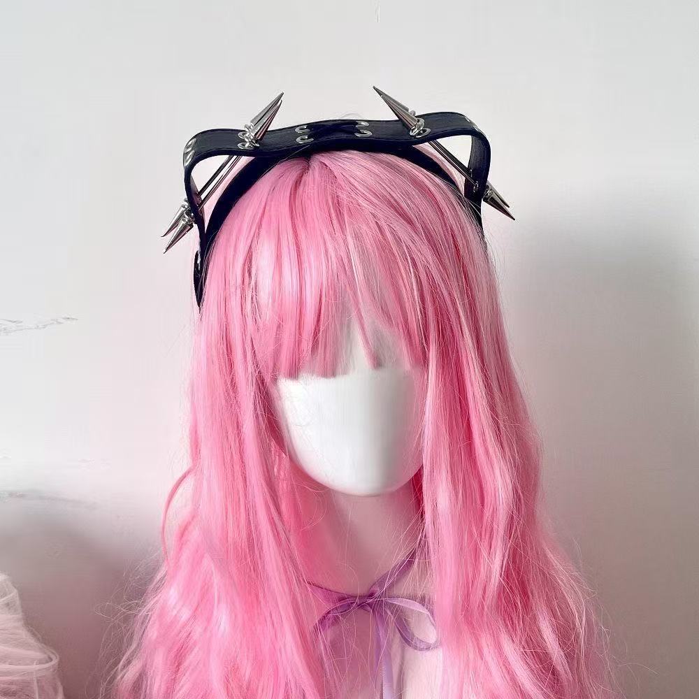 Punk Harajuku Rivet Headband,  - đánh giá và giá Leatherwork Pony