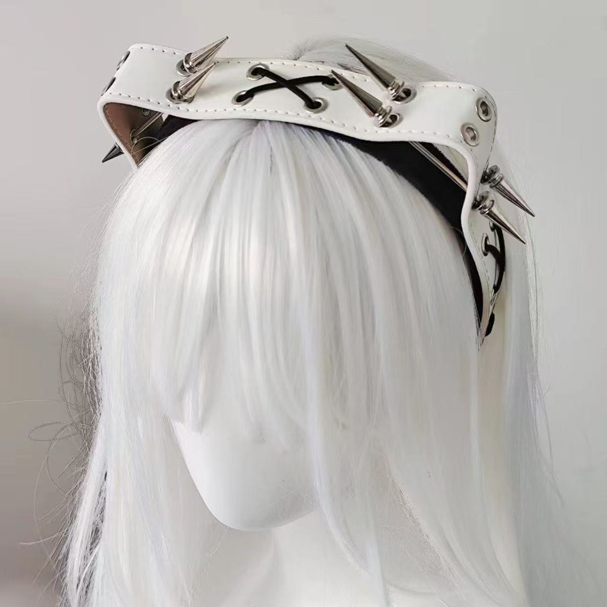 Punk Harajuku Rivet Headband,  - đánh giá và giá Leatherwork Pony