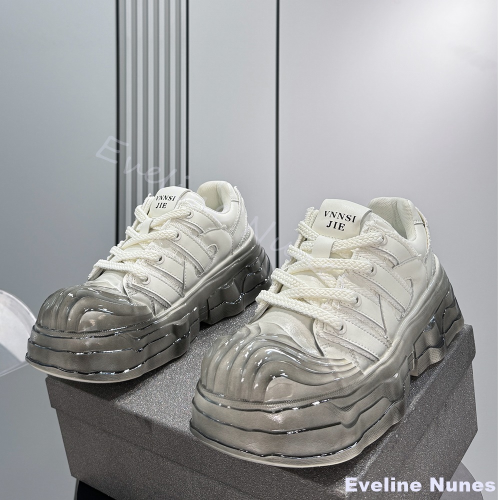 Thick-soled Chunky Sneakers Me - đánh giá và giá Unique Leather Work