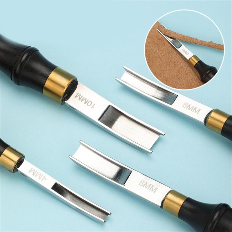 Da viền công cụ vát trượt da c - đánh giá và giá Leather Edge Beveler