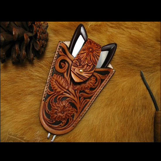 Tang dynasty flower Hand-work  - đánh giá và giá Unique Leather Work