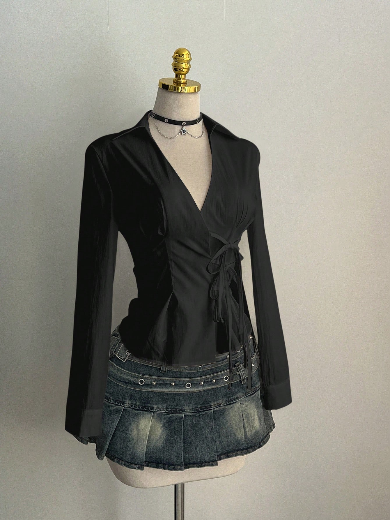 Harajuku Women's Shirt Unique  - đánh giá và giá Unique Leather Work