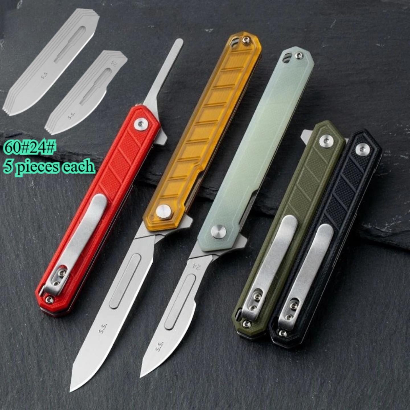 Handcrafted Knife with Replace - đánh giá và giá Leatherworking Items