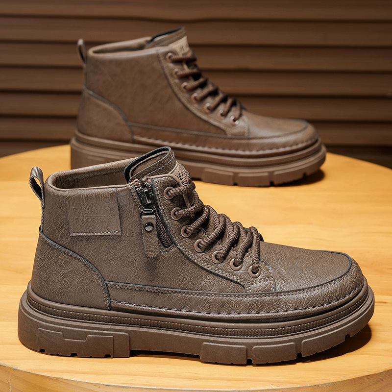 High top boots men's shoes aut - đánh giá và giá Leatherworking Items