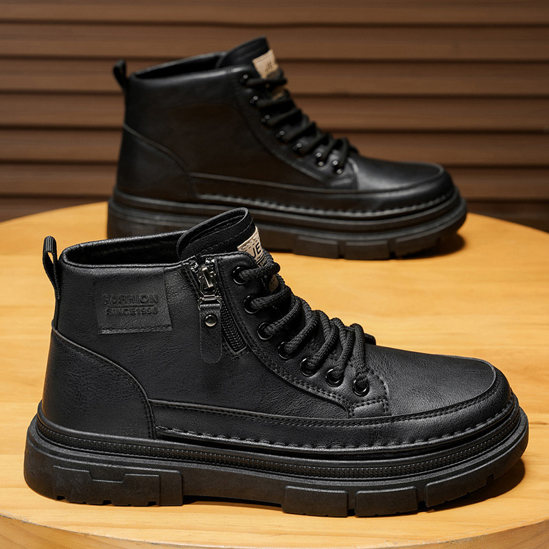 High top boots men's shoes aut - đánh giá và giá Leatherworking Items