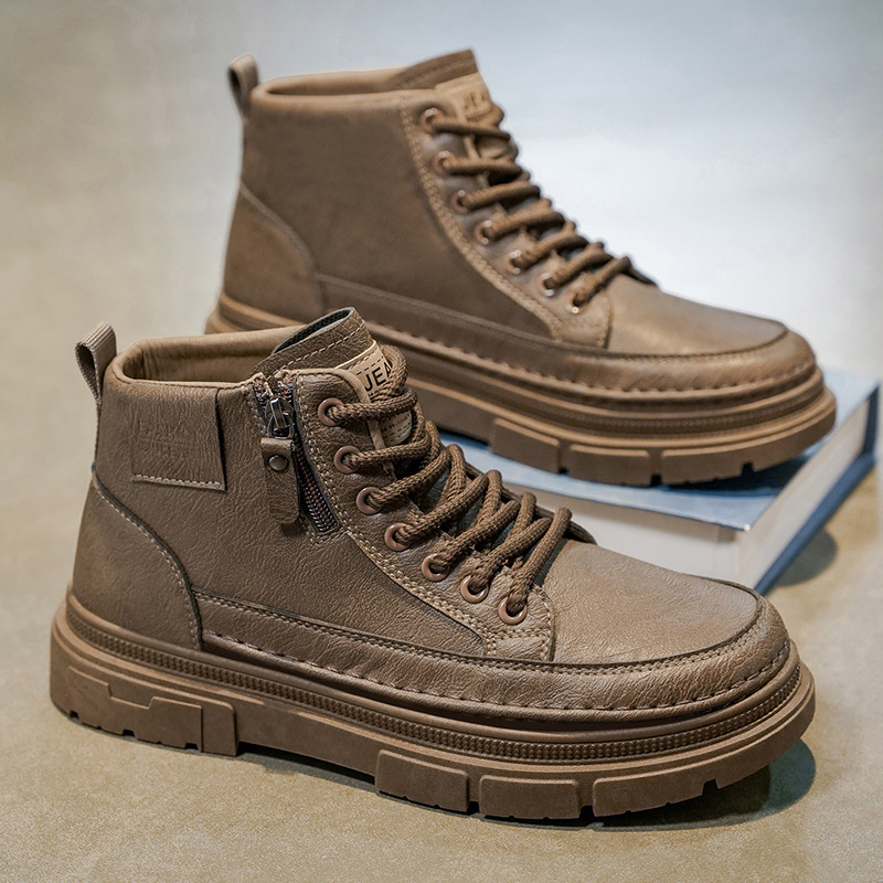 High top boots men's shoes aut - đánh giá và giá Leatherworking Items