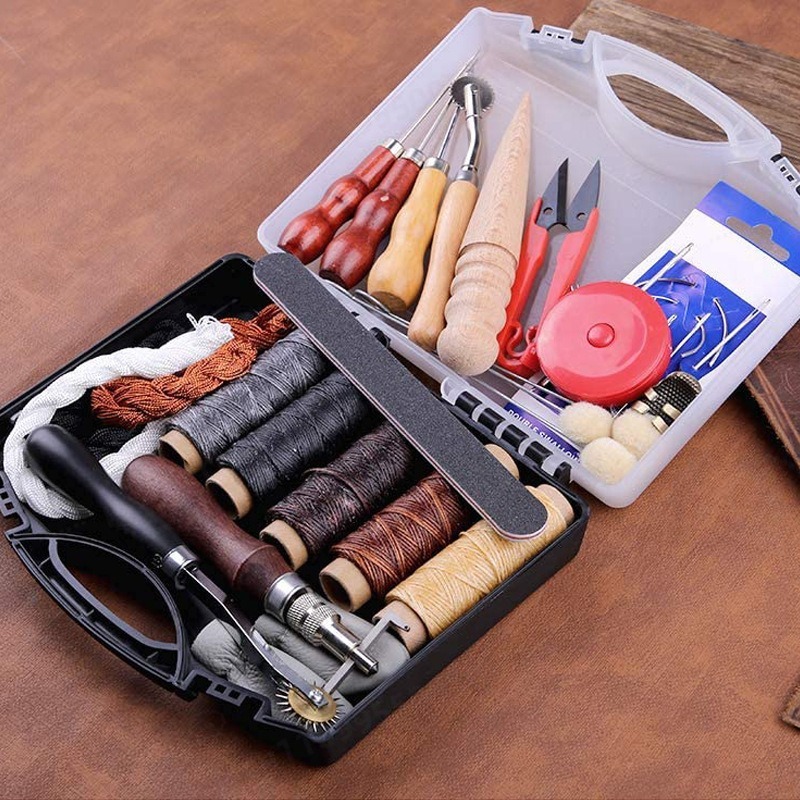 DIY Leather Craft Hand Sewing  - đánh giá và giá Leatherwork Hole Punch