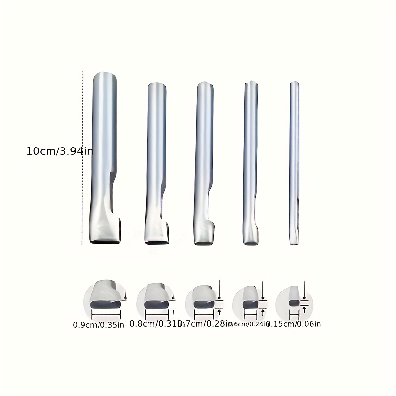5pcs Leather Oblong Belt Hole  - đánh giá và giá Leatherwork Hole Punch