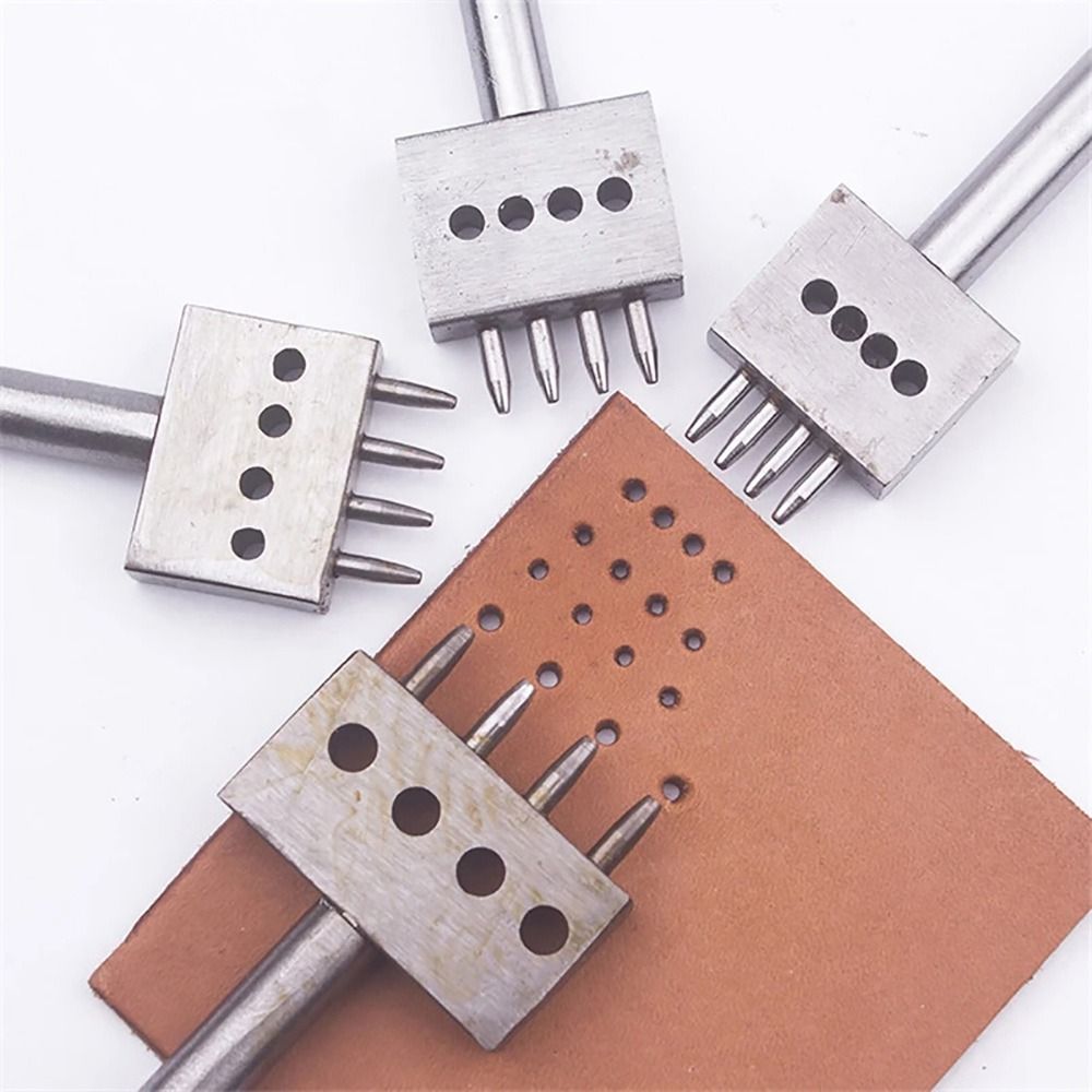1Pcs 2/4/6Teeth Leather Punchi - đánh giá và giá Leatherwork Hole Punch