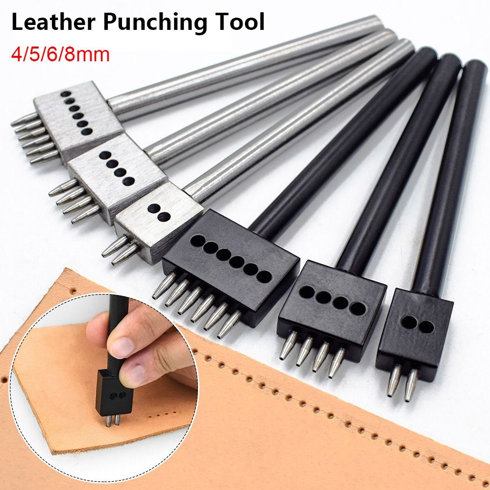 1Pcs 2/4/6Teeth Leather Punchi - đánh giá và giá Leatherwork Hole Punch