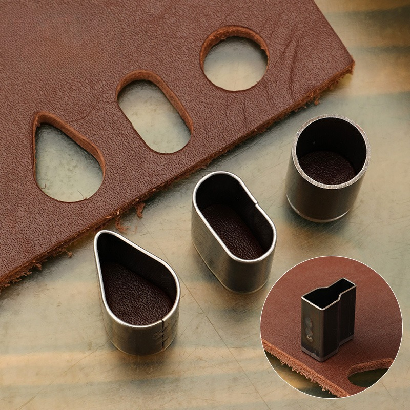 5pcs/6Pcs Short Head Hollow Pu - đánh giá và giá Leatherwork Hole Punch