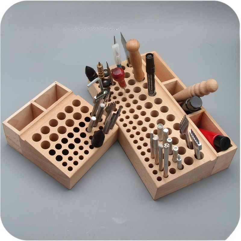 Leather Craft Tool Holder with - đánh giá và giá Leatherwork Hole Punch
