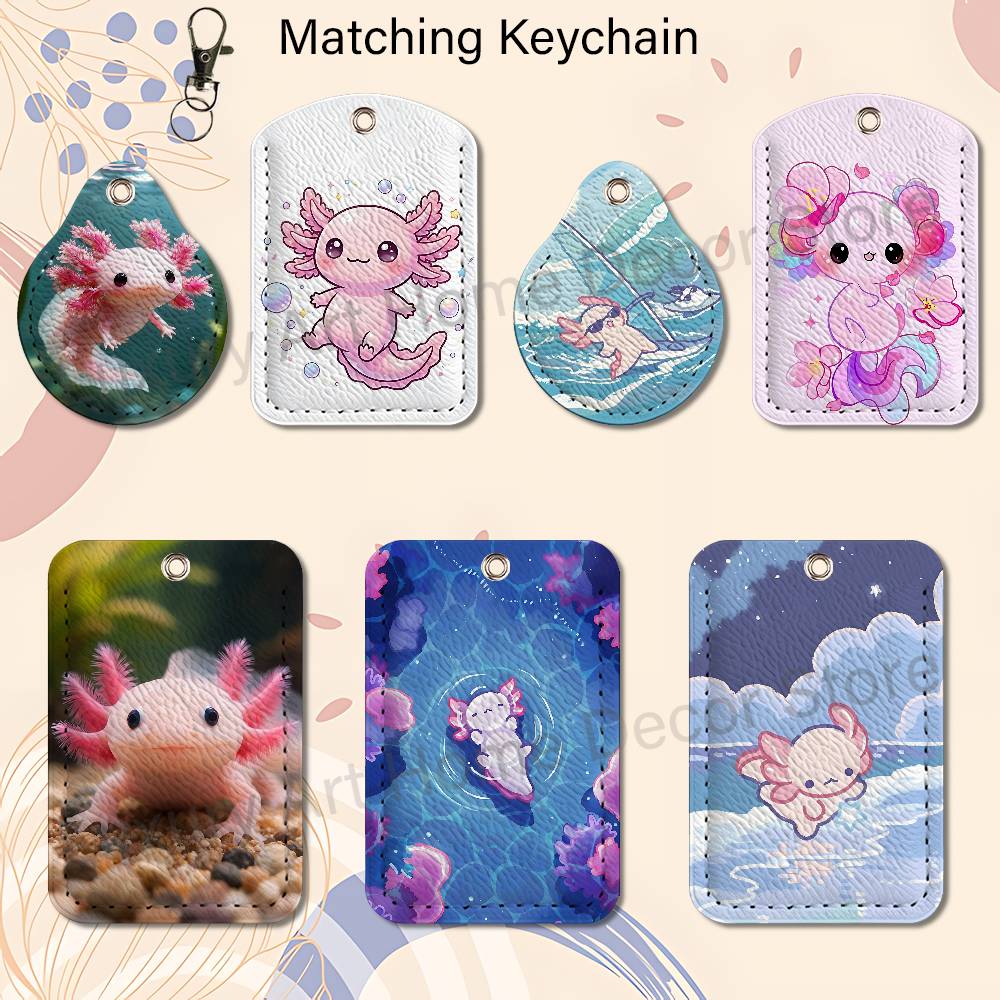 Cute pink A-Axolotl Cartoon Ho - đánh giá và giá For Leather Work