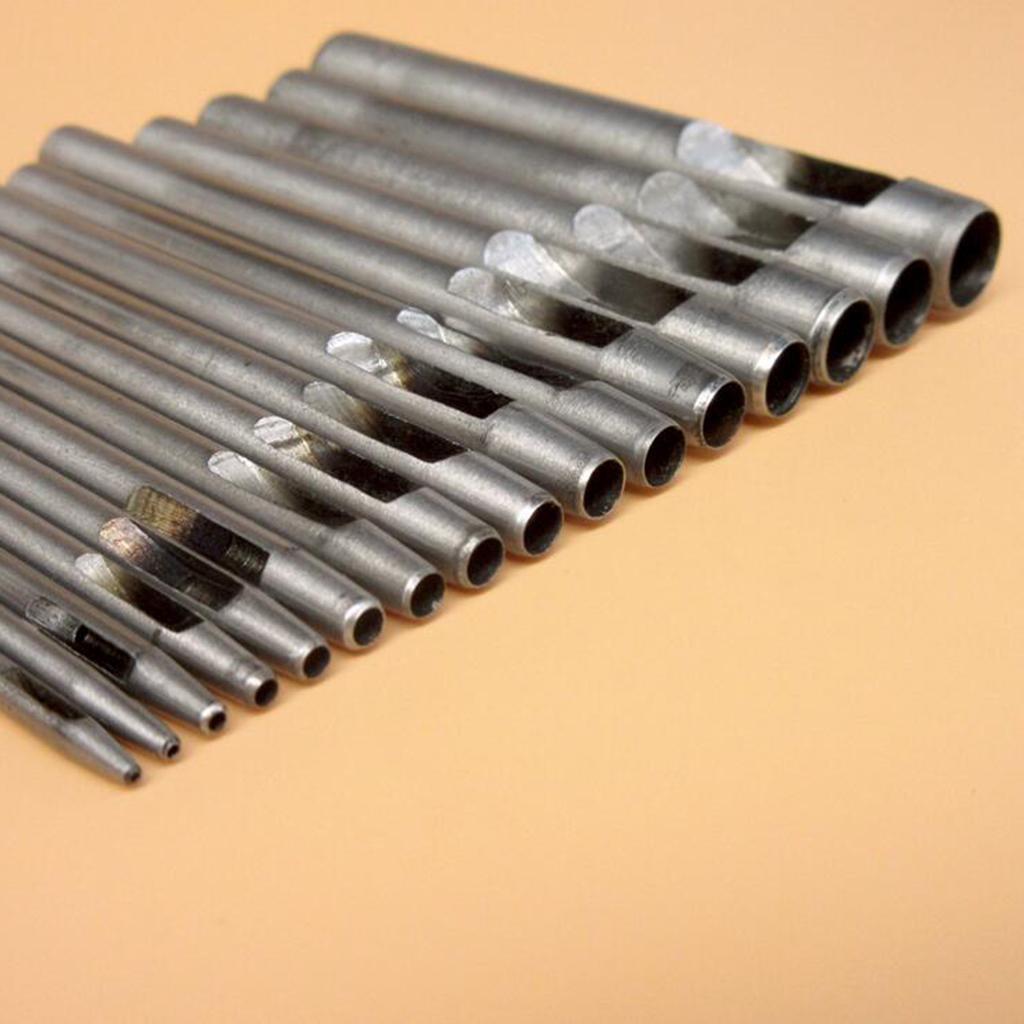 Carbon Steel Hollow Punch Leat - đánh giá và giá Leatherwork Hole Punch
