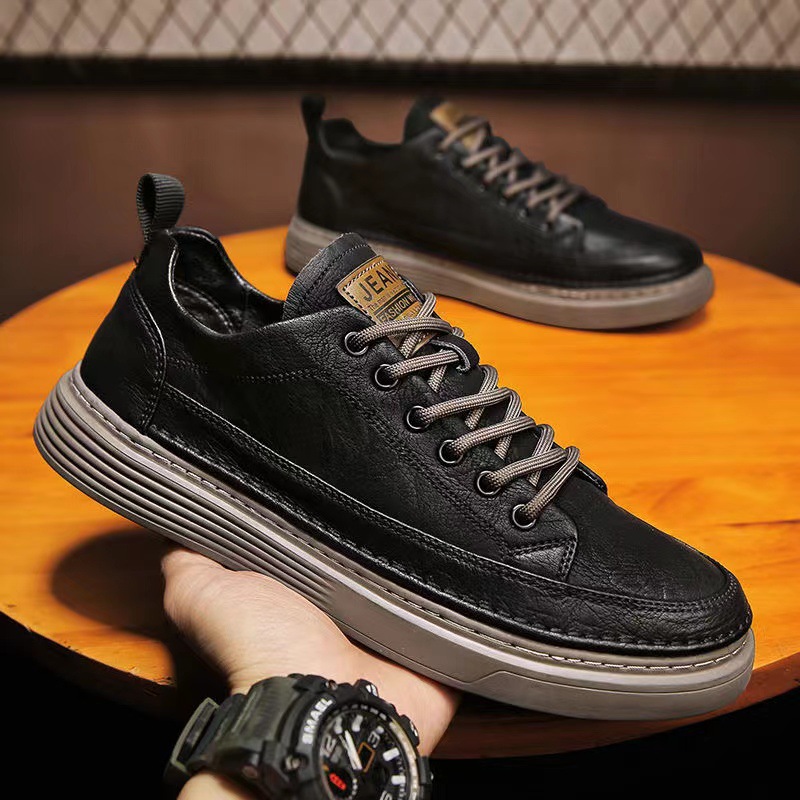 Casual leather shoes 2025 Spri - đánh giá và giá Leveling Leatherworking