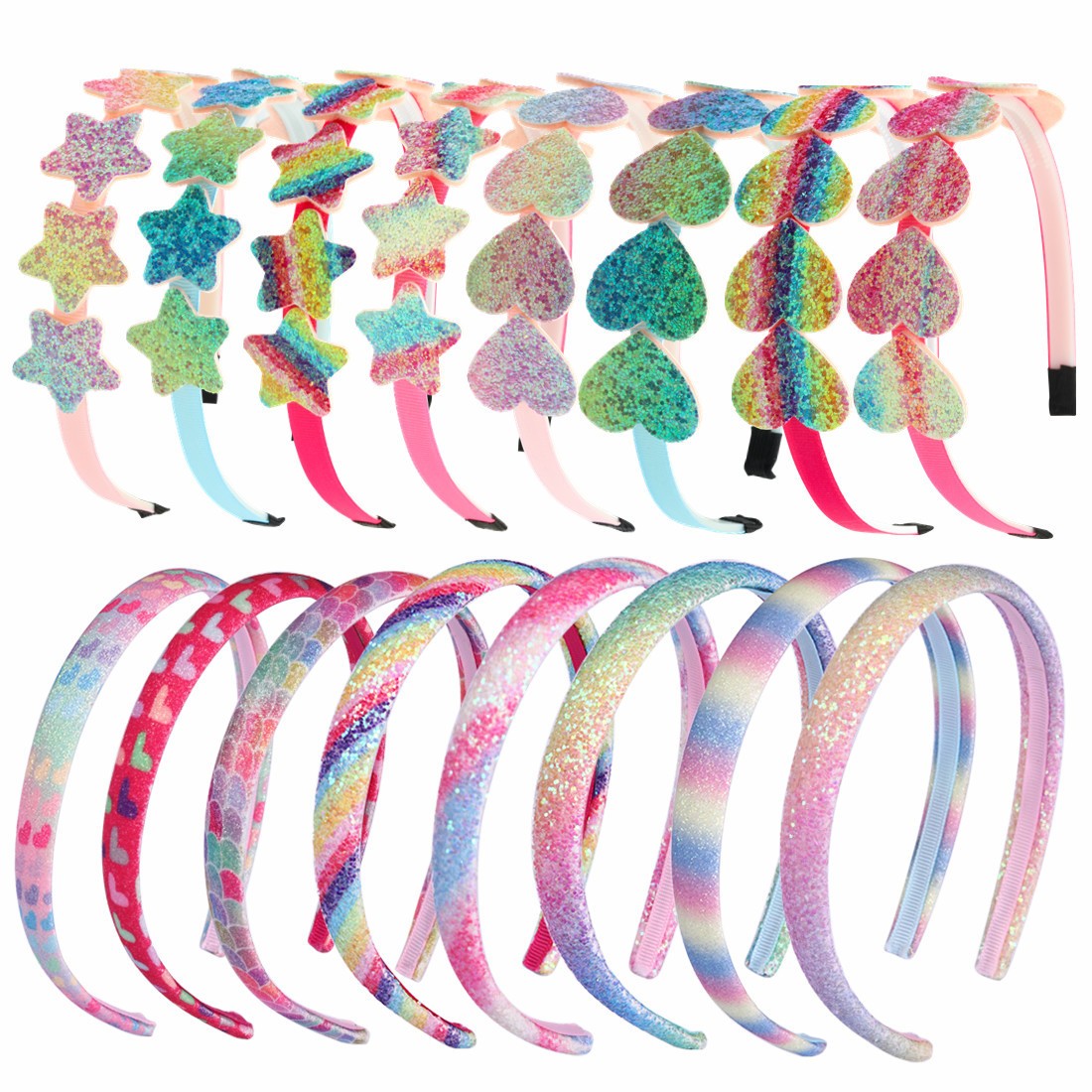 1pc Cute Heart Star Headbands  - đánh giá và giá Leatherwork Pony