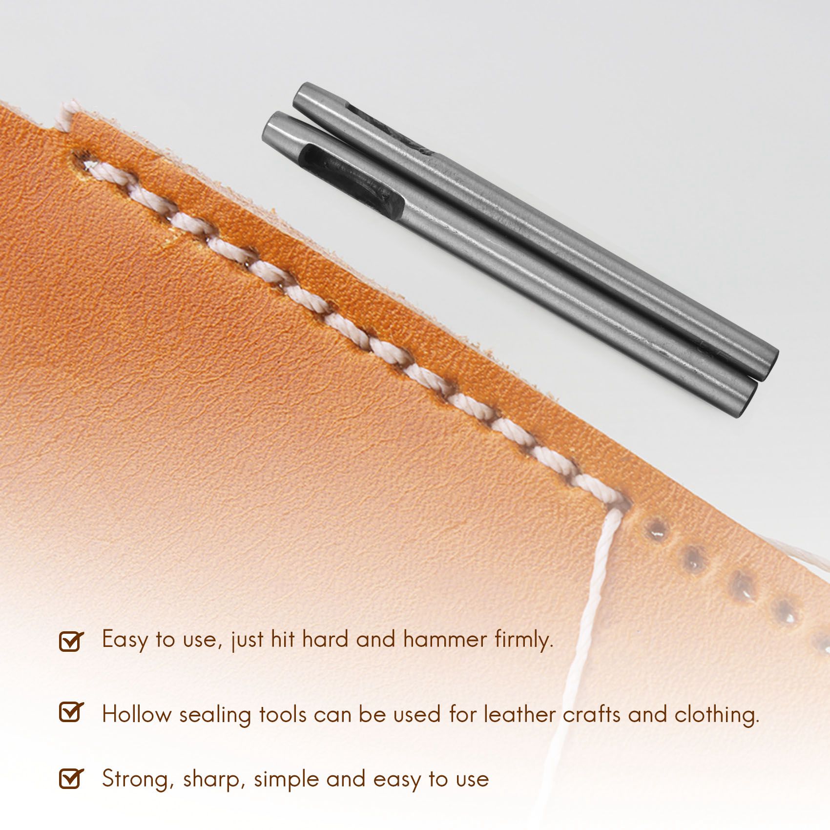 BAAJ-10 Pcs Leather Hole Punch - đánh giá và giá Leatherwork Hole Punch