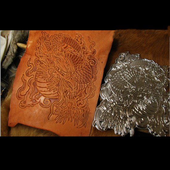 Dragon pattern Hand-work uniqu - đánh giá và giá Unique Leather Work
