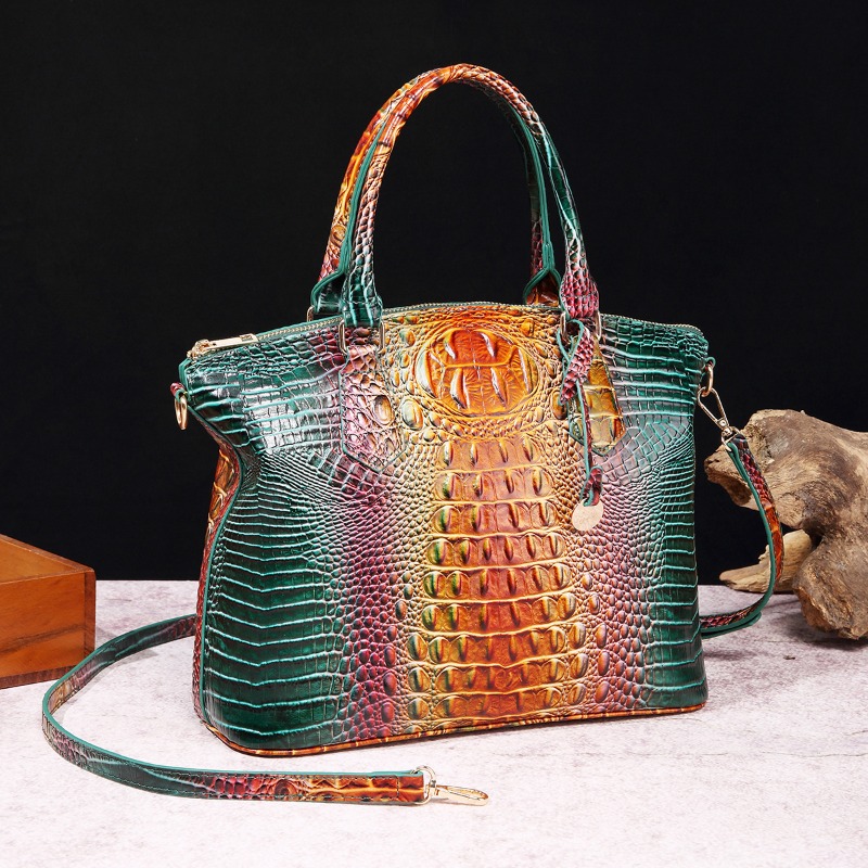 2025 Women's Crocodile Embosse - đánh giá và giá Leatherwork Pony