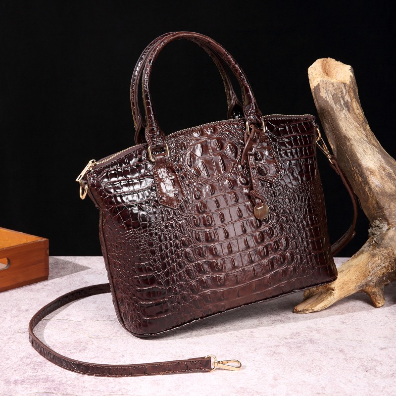 2025 Women's Crocodile Embosse - đánh giá và giá Leatherwork Pony